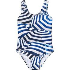 Pájaros Ropa de niños Molo Nika Swimsuit Blue/White Unisex