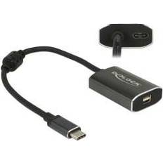 DeLock USB C-DisplayPort Mini M-F 0.2m