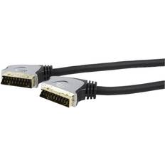 HQ Scart - Scart (2xAngled) 10m