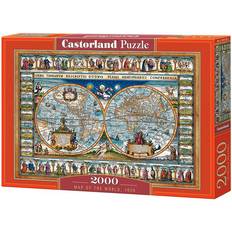 Castorland Map of The World 1639 2000 Bitar