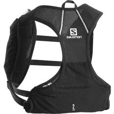 Salomon Hardlooprugzakken Salomon Agile 2 Set Black, Unisex, Apparatuur, tassen & rugzakken, Rennen, Zwart, ONESIZE