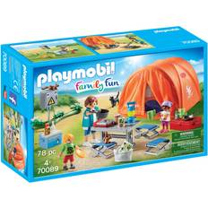 Family camping 4 Playmobil Family Camping Trip 70089