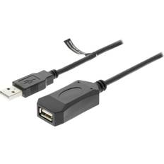 Valueline Active USB A-USB A M-F 2.0 5m
