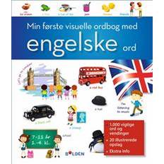 Min første visuelle ordbog med engelske ord (Hardback) (Indbundet)