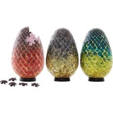 Plastic 4D Jigsaw Puzzles 4D Cityscape Game of Thrones Dragon Eggs 240 Pieces