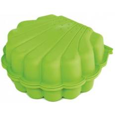 Plastic Speeltuinen Paradiso Toys zandbak met deksel schelp 87 x 78 cm groen