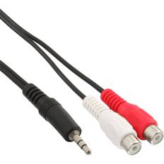 InLine 2RCA-3.5mm M-F 0.2m