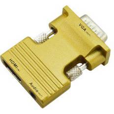 MicroConnect HDMI-VGA/3.5mm Adapter M-F