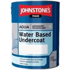 Johnstone's Trade Aqua Water Based Undercoat Wood Paint, Metal Paint Magnolia 2.5L