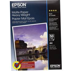 Papeles Fotográficos Epson Matte Heavy Weight A4 167g/m² 50pcs