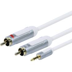 Profigold 2RCA-3.5mm 1m