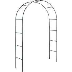 Vert Treillages tectake Arche de jardin - vert 140x240cm