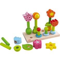 Plástico Juguetes apilables Haba Pegging Game Flower Garden 301551