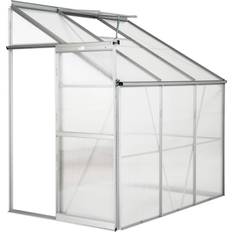 Polycarbonaat Aanleunende Kassen tectake Wall 2.39 m²