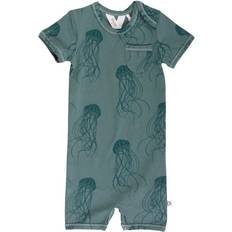 Sommerfugleærmer Bodyer Børnetøj Müsli Jellyfish Beach Bodysuit - Dream Green (1583034000-018541001)