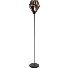Koppar - Stål Golvlampor & Markbelysning Eglo Carlton 1 Golvlampa 152.5cm