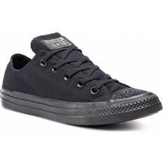 Converse Chuck Taylor - Nainen Kengät Converse Chuck Taylor Canvas Low Top W - Black/Black/Silver