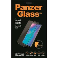 PanzerGlass Case Friendly Protection d'écran pour téléphone portable verre couleur de cadre noir pour Huawei P30 lite