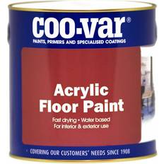 Black - Semi-glossies Paint Coo-var Acrylic Floor Paint Black 1L