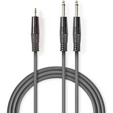 Nedis 2x6.3mm-3.5mm 1.5m