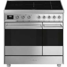 Smeg C92IPX9 Svart, Rostfritt stål