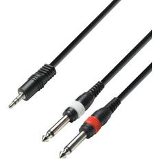 Adam Hall 3 Star 3.5mm-2x6.3mm 6m