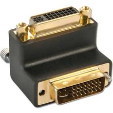 Lindy 90° DVI-I - DVI-I M-F Adapter