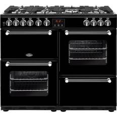 Cuisinières Belling Kensington 100DFT Noir, Chrome