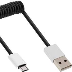 Cables InLine Spiral USB A-USB Micro-B 2.0 0.5m