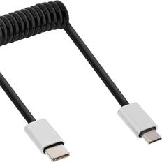 Usb c spiral InLine Spiral USB C-USB Micro-B 2.0 0.5m