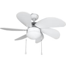 White Ceiling Fans Orbegozo CP15076