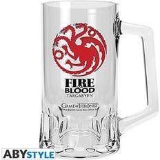 Grey Beer Glasses Game of Thrones Beer Glass 50cl