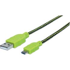 Manhattan Braided USB A-USB Micro-B 2.0