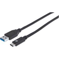 Manhattan USB A-USB C 3.1 (Gen.2) 0.5m