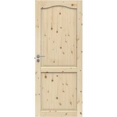 Brun Dörrar Swedoor Tradition 02B Clear Lacquer Innerdörr (100x210cm)