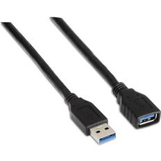 Cables Aisens USB A-USB A 3.0 M-F 1m