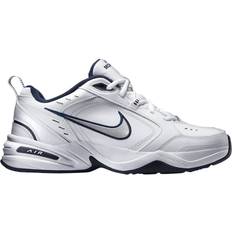 NIKE White Shoes NIKE Air Monarch IV M - White/Metallic Silver