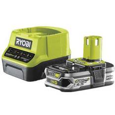 Ryobi Chargeurs Batteries et Chargeurs Ryobi Promo Chargeur rapide et batterie Lithium 18V 2.5Ah One RC18120-125