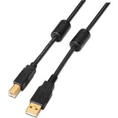 Aisens Ferrite USB A-USB B 2.0 3m