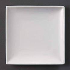 Olympia Olympia U153 'Square Plate - White (Pack of 12) Assiette à Dessert 12pcs