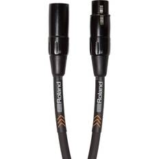 XLR Cable Cables Roland Black XLR-XLR M-F 1.5m