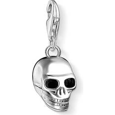 Smycke dödskalle Thomas Sabo Charm Club Skull Charm Pendant - Silver