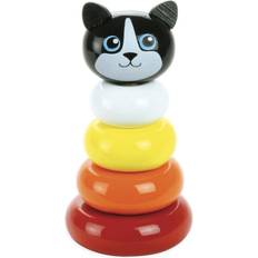 Animal Jouets empilables Vilac Minou the Cat Stacking Game