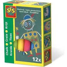 Plastleksaker Gatukritor SES Creative Chalks Färg 00201