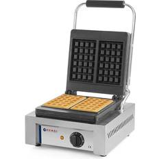 Belga - Piastre Rimovibili Piastre per cialde Hendi Piastra Per Waffle 'Liège' 230V / 1500W 330x360x 561mm