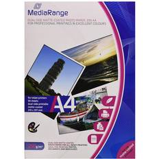 Mat fotopapir a4 MediaRange Dual Side Matte Coated A4 250g/m² 50stk