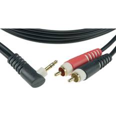 Klotz AY7A 2RCA-3.5mm Angled 3m