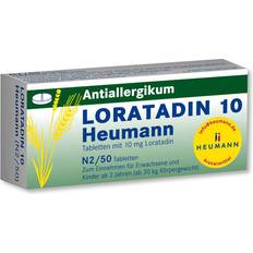 Loratadin Loratadin 10 Heumann 10mg 50 stk Tablet