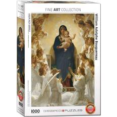 Jigsaw Puzzles Eurographics Virgin with Angels 1000 Pieces