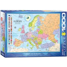 Eurographics Map of Europe 1000 Bitar